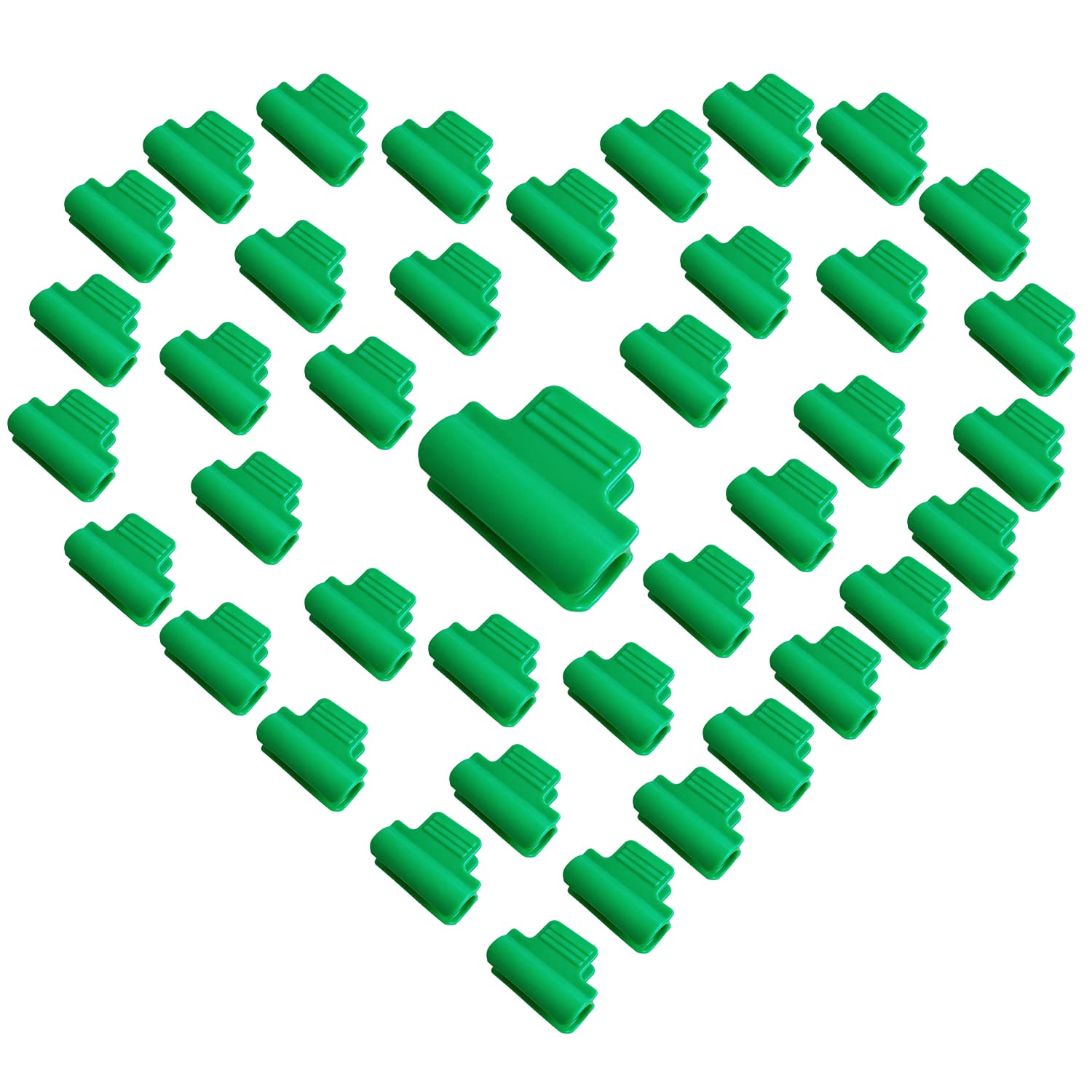 40 Pcs Greenhouse Clamp Garden Hoops Clips for Netting Garden Net Clips Film Row Cover Netting Tunnel Hoop Shed Film Clip Shading Net Rod Clips Film Buckles (11mm)