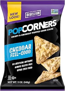 POPCORNERS Original Cheddar, Popped Corn Chips (5oz)