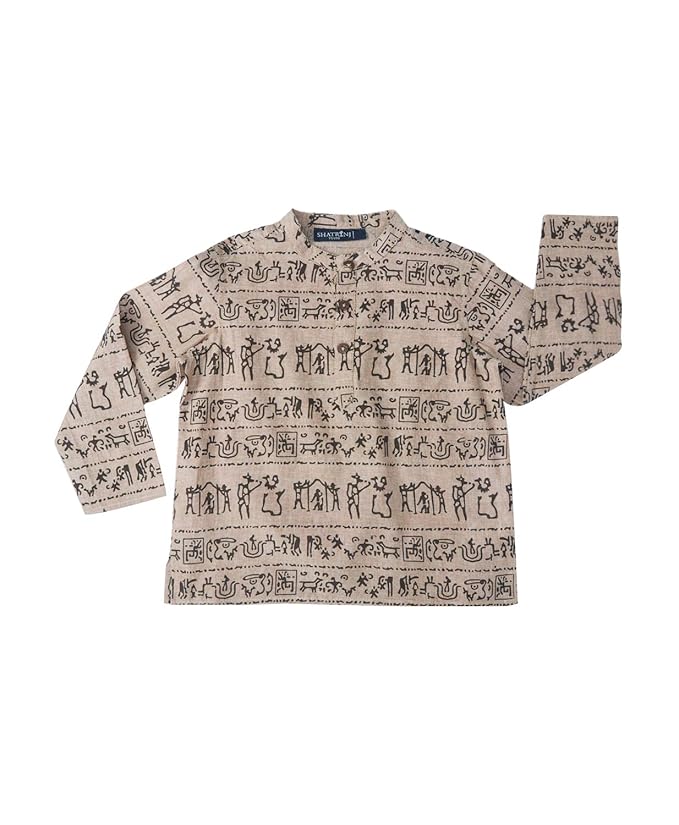 by Fbb Boys' Shirt Cotton Kurta