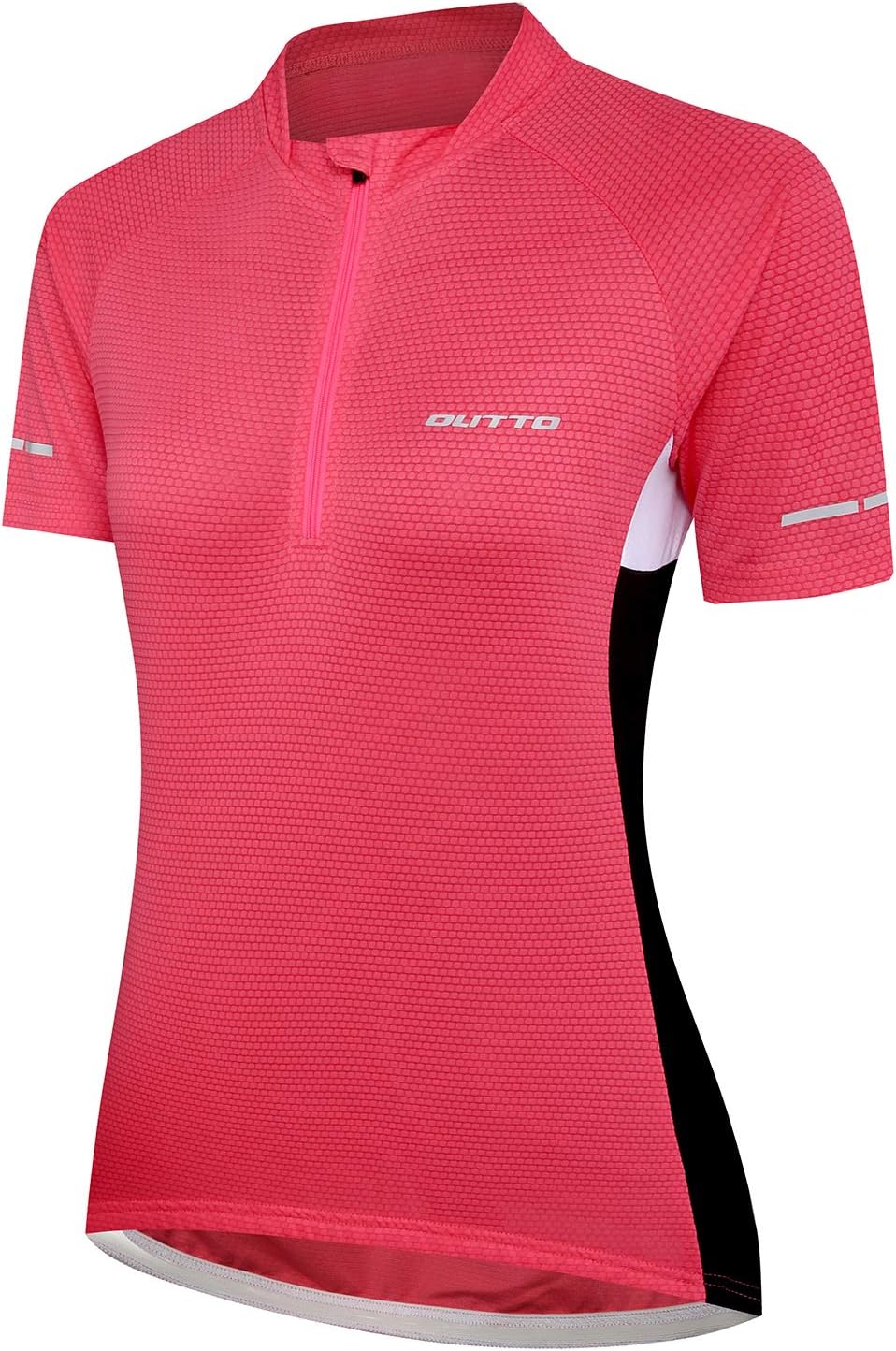 Outto Women's Bike Jersey Shirts Cycling Clothes Reflective Riding Apparel