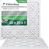 16x25x4 Furnace Filter Filterbuy 14x28x1 Air Filter MERV 8 Dust Defense (2- Pack), Pleated Furnace Filters