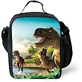 CARBEEN 3D Animal Dinosaur Cat Shark Husky and Dolphin Insulated Lunch Box Cooler Bag (DINOSAUR7)