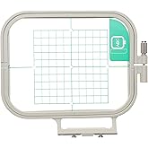New brothread Embroidery Machine Hoop SA432 with 4"x4" Embroidery Area Compatible with Brother SE700 PE545 SE600 LB5500 PE535 550D SE630 LB5000 SE625 SE425 400 PE540D PE525 PE500 BabyLock Sofia2 Verve
