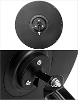QWORK 12" Convex Traffic Mirror Wide Angle Safety Security Mirror w/ Bracket view 4