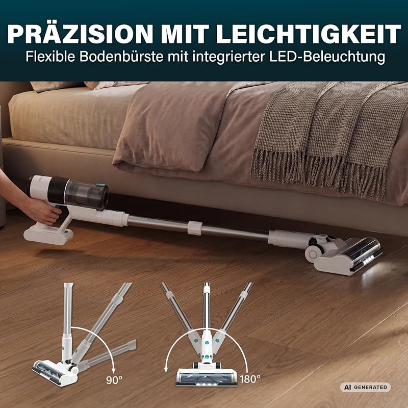 Akku staubsauger, 150 AirWatt, Bis zu 50 Minuten Laufzeit, 339520