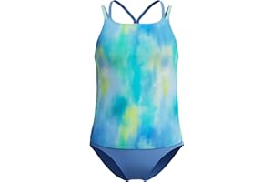 Speedo Girl's Swimsuit Two Piece Tankini Thin Strap