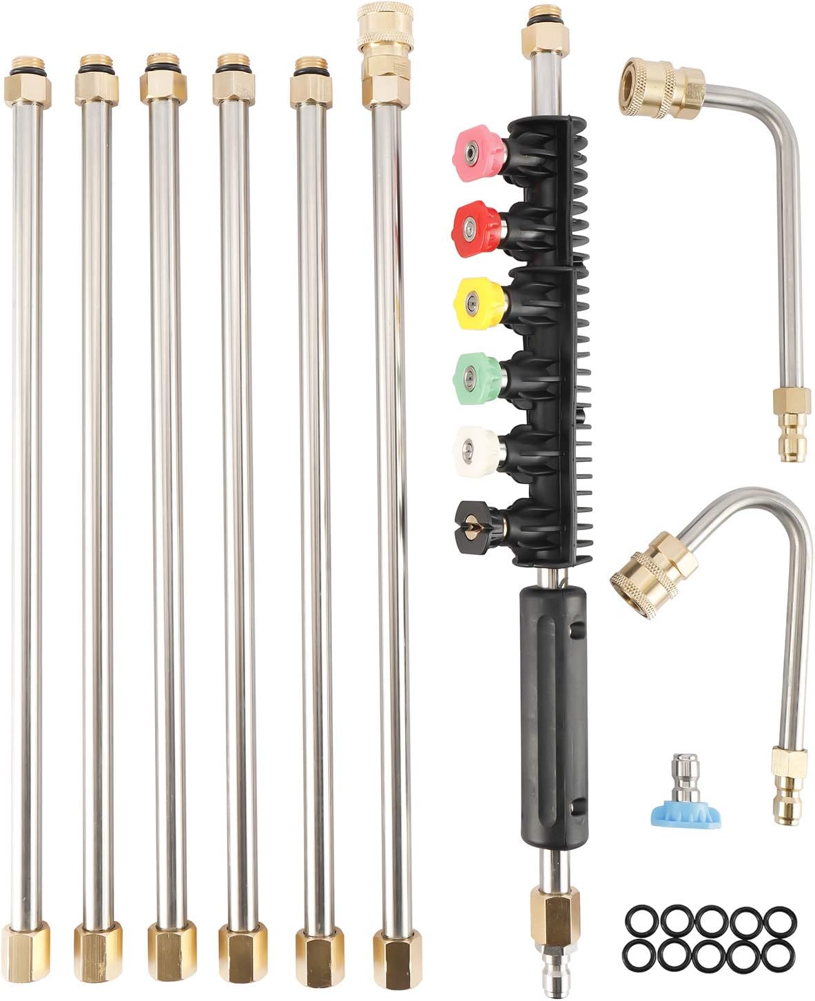 120 Inch Pressure Washer Extension Wands Set Quick Connect for All