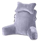 Reading Pillow-Bed Rest Pillow with Detachable Neck