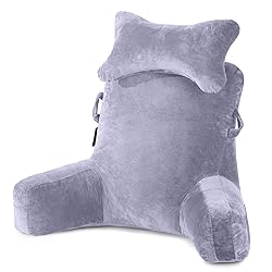 Reading Pillow-Bed Rest Pillow with Detachable Neck