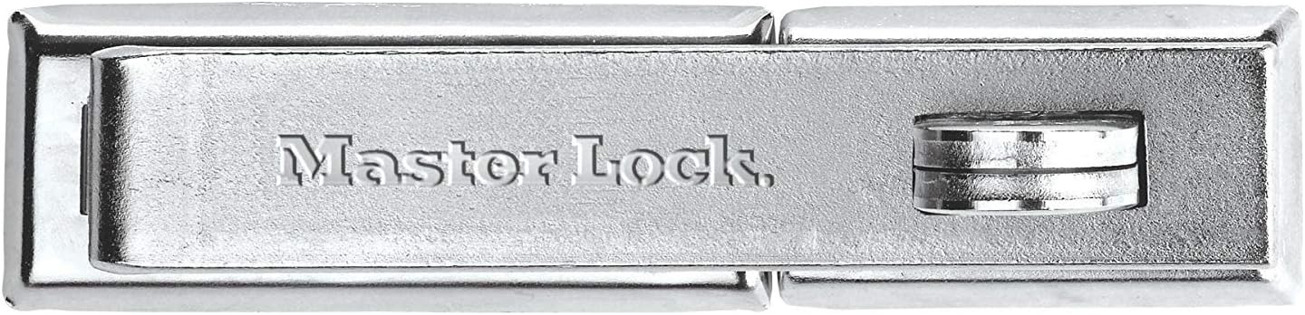 Master Lock 730DPF Heavy Duty Hasp, Straight Bar, 7-1/4-inch - Masterlock Hasp - 