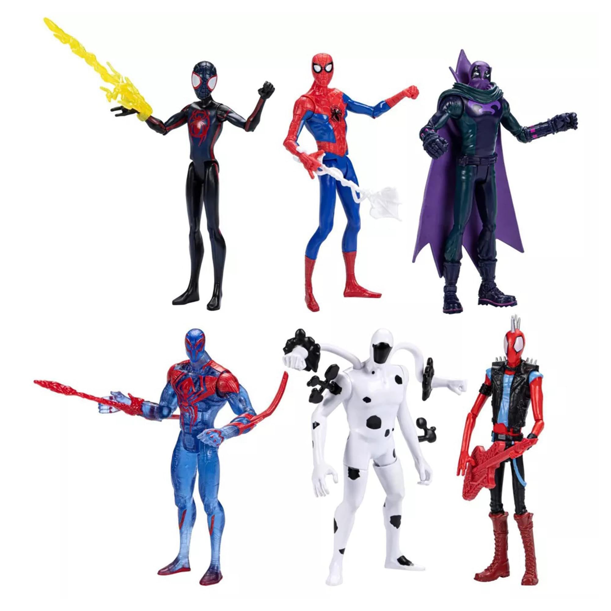 Marvel Spider-Man Across The SpiderVerse 6-Inch Ultimate Showdown Action Figures (6-Pack)