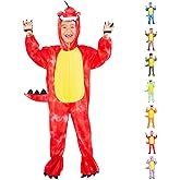 DearSun Child's T-Rex Dinosaur Costume Dinosaur Costume for Kids Fancy Dress Costume Hooded Romper Jumpsuit