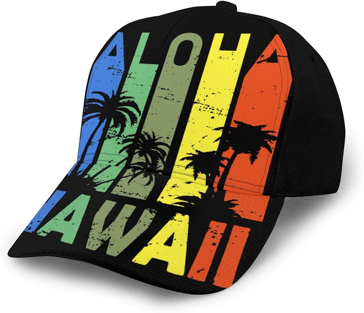 Retro Aloha Hawaii Baseball Cap Unisex Outdoor Sun