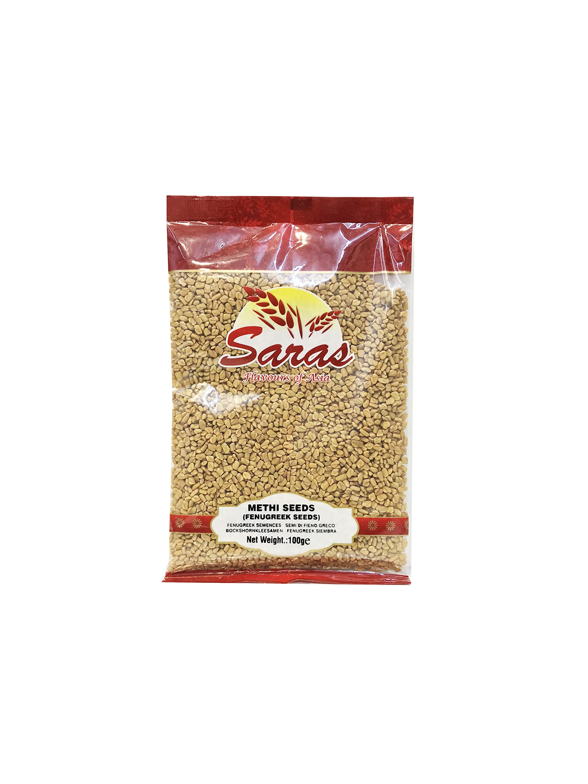 Saras Methi Seeds 100G I Whole Fenugreek Seeds I Cooking Ingredient I Herbs and Spices 100g