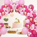 HYKJNBW Pastel Pink Balloons 50 Count 12 Inch Latex Party Decor view 6