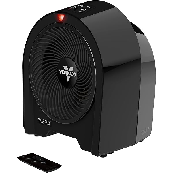 Amazon.com: Vornado Velocity 3R Whole Room Space Heater with Timer,  Adjustable Thermostat, and Advanced Safety Features, Black : Home u0026 Kitchen