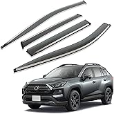 PSLER 4PCS Side Window Vent Visor Set Window Deflectors for Toyota Rav4 2020-2023 Car Accessories Rain Guards Window Visors V