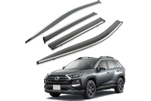 PSLER 4PCS Side Window Vent Visor Set Window Deflectors for Toyota Rav4 2020-2023 Car Accessories Rain Guards Window Visors V