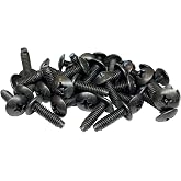 RackGold&reg; 12-24 Rack Screws 25 Pack - USA Made | USA-made 25-pack of RackGold 12-24 rack screws and washers. Hardened steel prevents stripping in server racks.