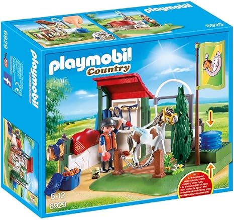 playmobil horse wash