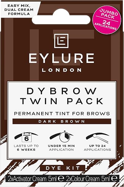Eylure Dybrow Jumbo Kit Dark Brown - Brow Tint & Dye Kit