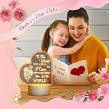 Winzwon Night Light Acrylic Lamp For Mum Personalised Gift view 2