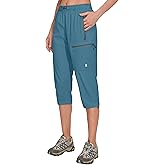 Little Donkey Andy Women's Quick Dry 3/4 Pants Capri Shorts Lightweight Hiking Travel Casual