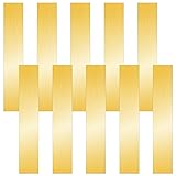 Amylove 12 Pieces Brass Strip, Brass Shim Stock