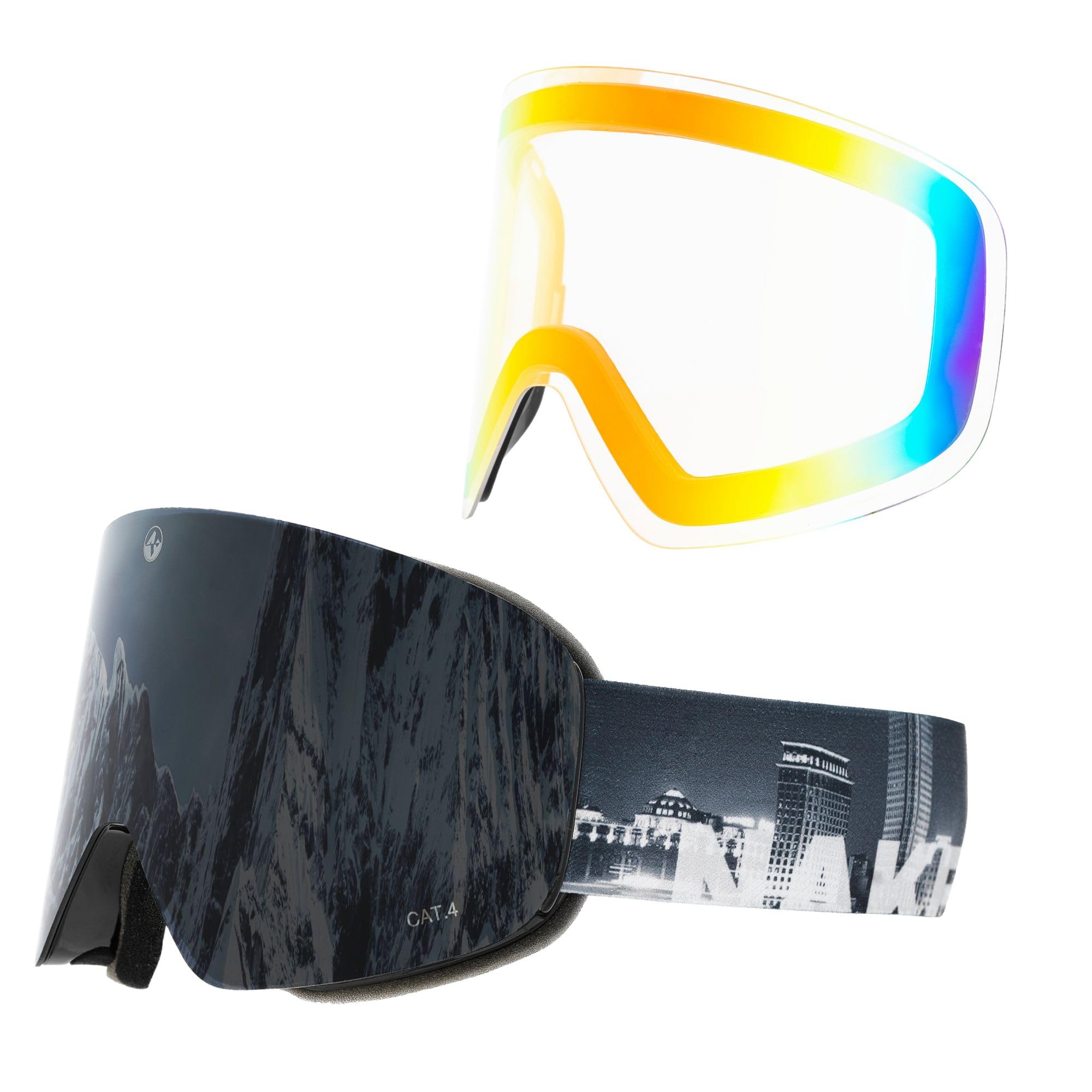 NAKED Optics TROOP EVO City (Black Lens), with bad weather lens — image 1
