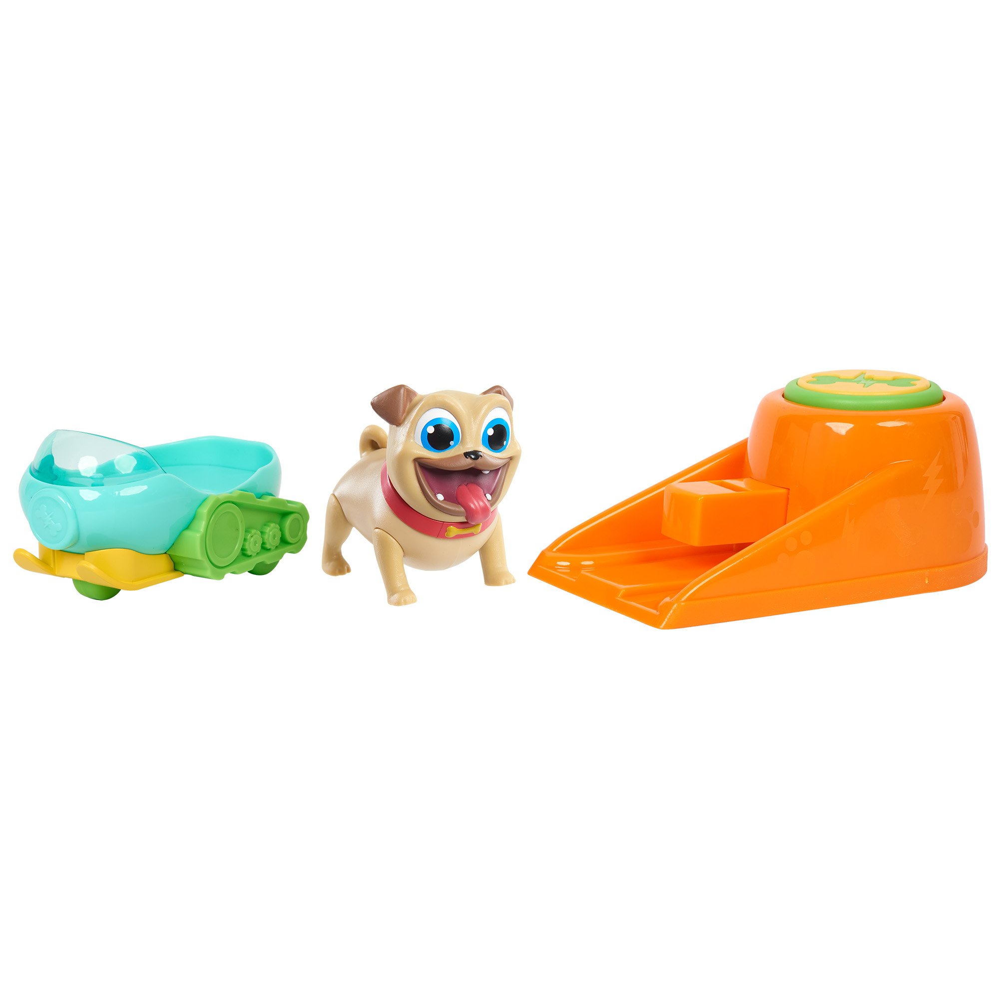 Just Play Puppy Dog Pals Rolly With Snowmobile And Launcher