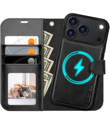 Amazon.com: OCASE for iPhone 16 Pro Case Detachable Wallet Case