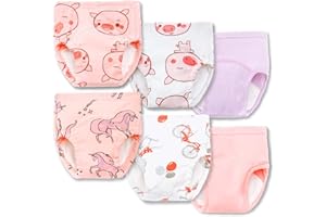 Joyo roy Potty Training Underwear for Girls Toddler Girl Underwear Potty Training Pants Girl Panties Training Pants 3t-4t Toddler Girl Underwear 4t Toddler Panties 4t Toddler Training Underwear 4t