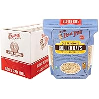 Bob's Red Mill Gluten Free Old Fashion Rolled Oats, 32-ounce (Pack of 4)