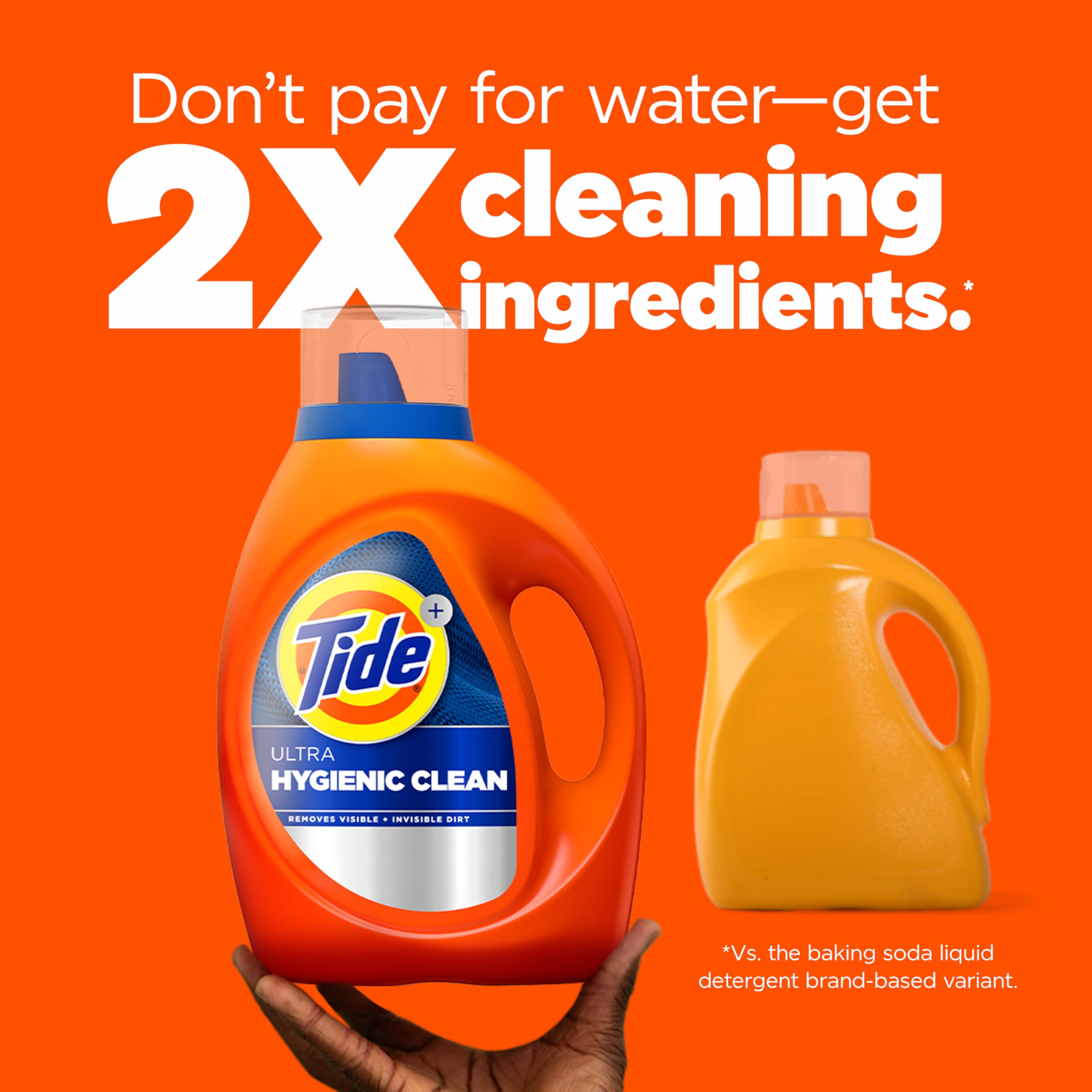 Tide Liquid Laundry Detergent, Hygienic Clean Heavy Duty, Original Scent, 24 Loads, 34 fl oz