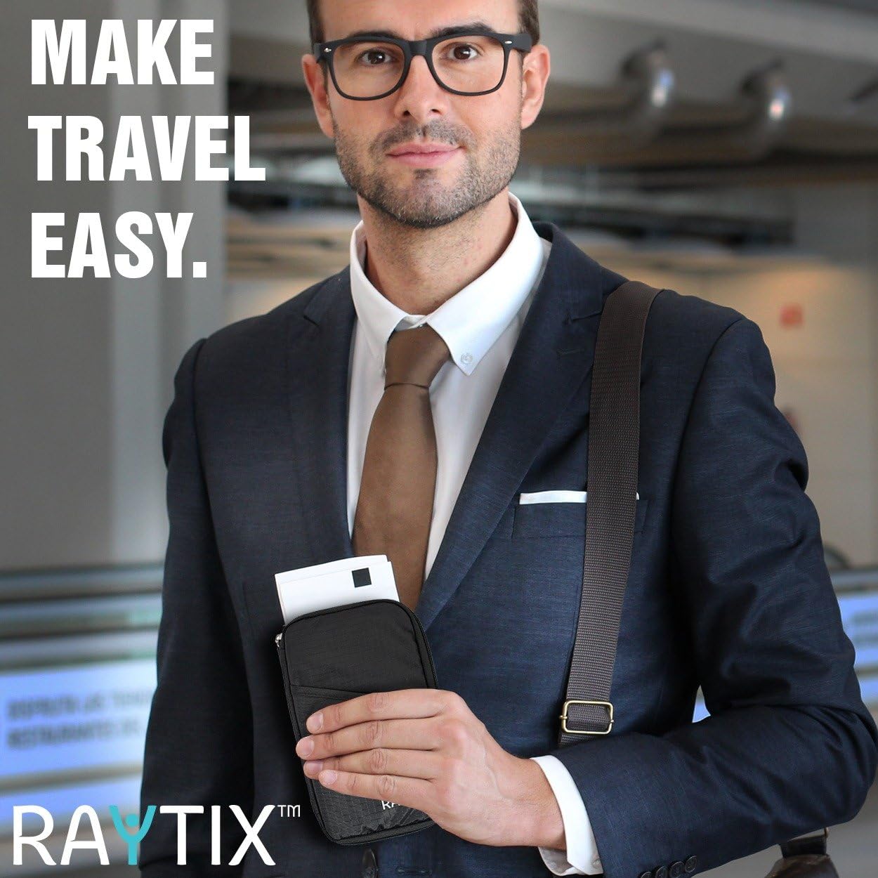  | Travel Wallet & Family Passport Holder RFID Blocking Document Holder & Organizer Protects Your Passports (Black) | Passport Wallets