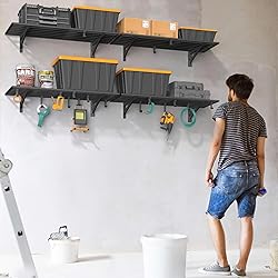Jusgym 4-Pack 1.5x4ft Garage Shelving Wall