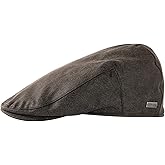TOP-EX XL/XXL Mens Newsboy Flat Cap - Gatsby Irish Duckbill Cap for Golf Driving Waterproof & UPF 50