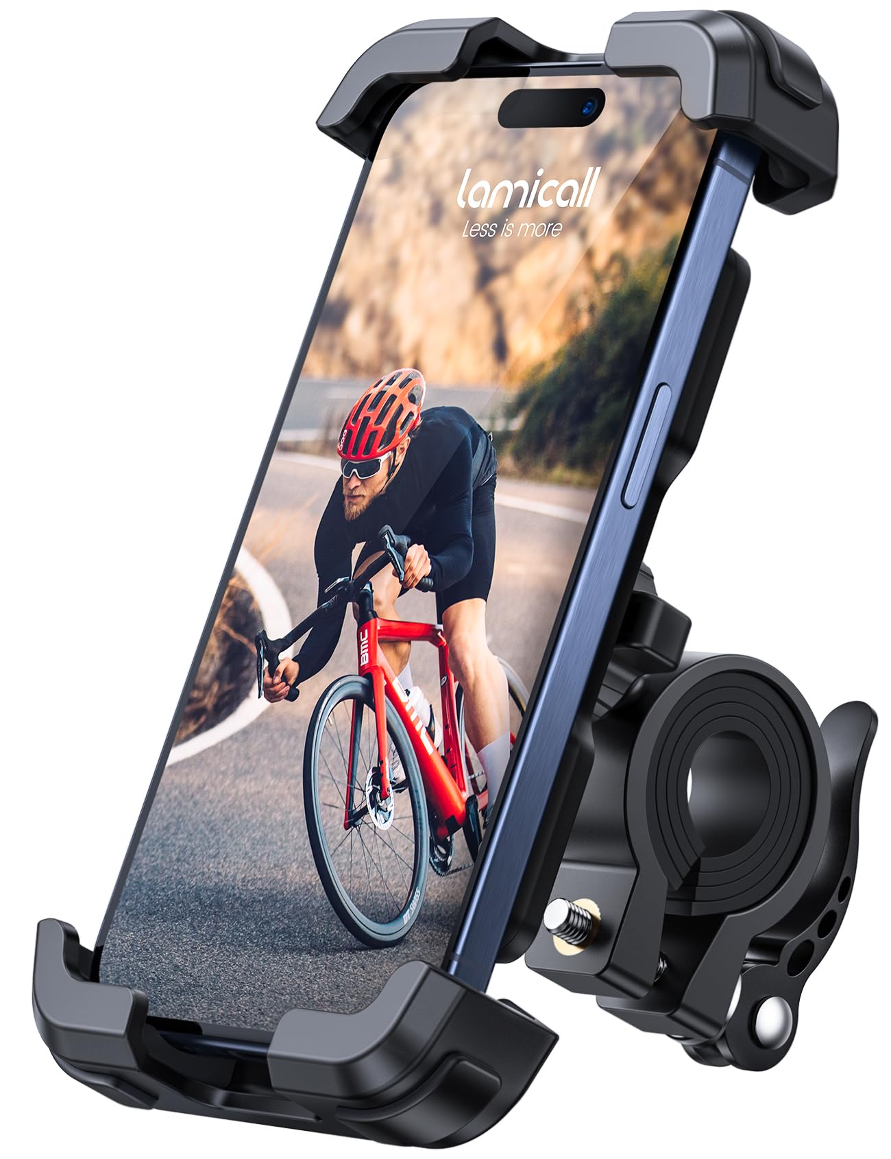 thumbnail image 2 of Lamicall Motorcycle Phone Mount, Bike Phone Holder - Upgrade Adjustable Cell Phone 2 of 10