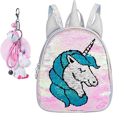 reversible sequin unicorn backpack