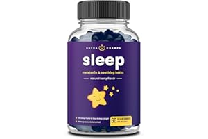 Sleep Gummies | Melatonin Gummy Enhanced with L-Theanine, Chamomile, Valerian & More | Natural Sleep Aid Supplement Drug-Free