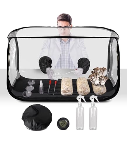 transparent grow tent Amazon.com: GarveeLife Mushroom Growing 38x20x25 Inch – Collapsible Chamber with High Elasticity Armholes, Built-in Thermometer, 2 Spray Bottles – Ideal for Agar Inoculation, Liquid Culture, : Patio, Lawn & Garden Professional Growing Experience – Color:Double Black Lastenanhänger Fahrrad LED-Leuchten ORB Barend für