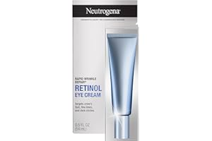 Neutrogena Rapid Wrinkle Repair Retinol Eye Cream for Dark Circles, Daily Anti-Aging Under Eye Cream with Retinol & Hyaluronic Acid to Fight Fine Lines, Wrinkles, & Dark Spots, 0.5 fl. oz