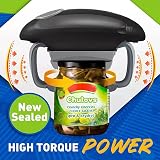 Chulovs Electric Jar Opener Black Automatic One-Touch Can Opener view 2