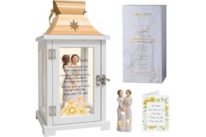 HOMAZING Birthday Gifts for Women Best Friends Lantern Friendship Gifts for Women Funny Gifts for Female BFF Female Best Friend Bestie Scent Candles Coffee Mug Gifts for Friends Her Sister