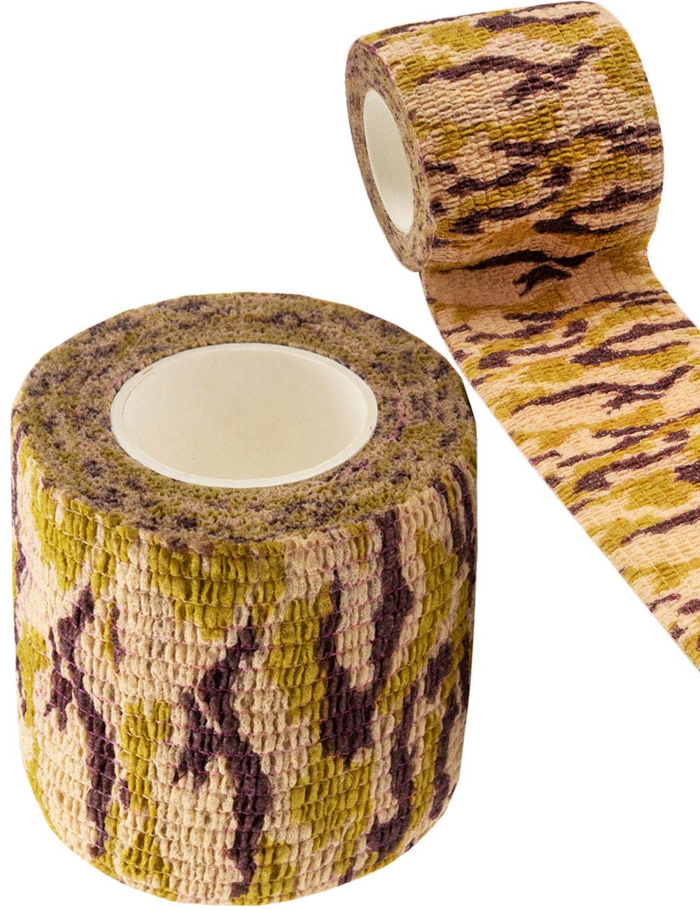 Outdoor Saxx® - Camouflage tape, fabric tape, camouflage waterproof multi-use, camera, equipment, hunter, angler, photographer, sand camouflage, 4.5 m