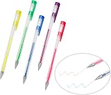 EXERZ Gel Pen Set 24pcs Rainbow Colours Fine Ink 0.6/0.8/1.0mm view 3
