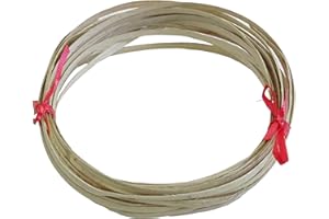 WICKERIX Rattan Flat Furniture Chair Basket Caning Natural Repair Binder Cane, White Wash