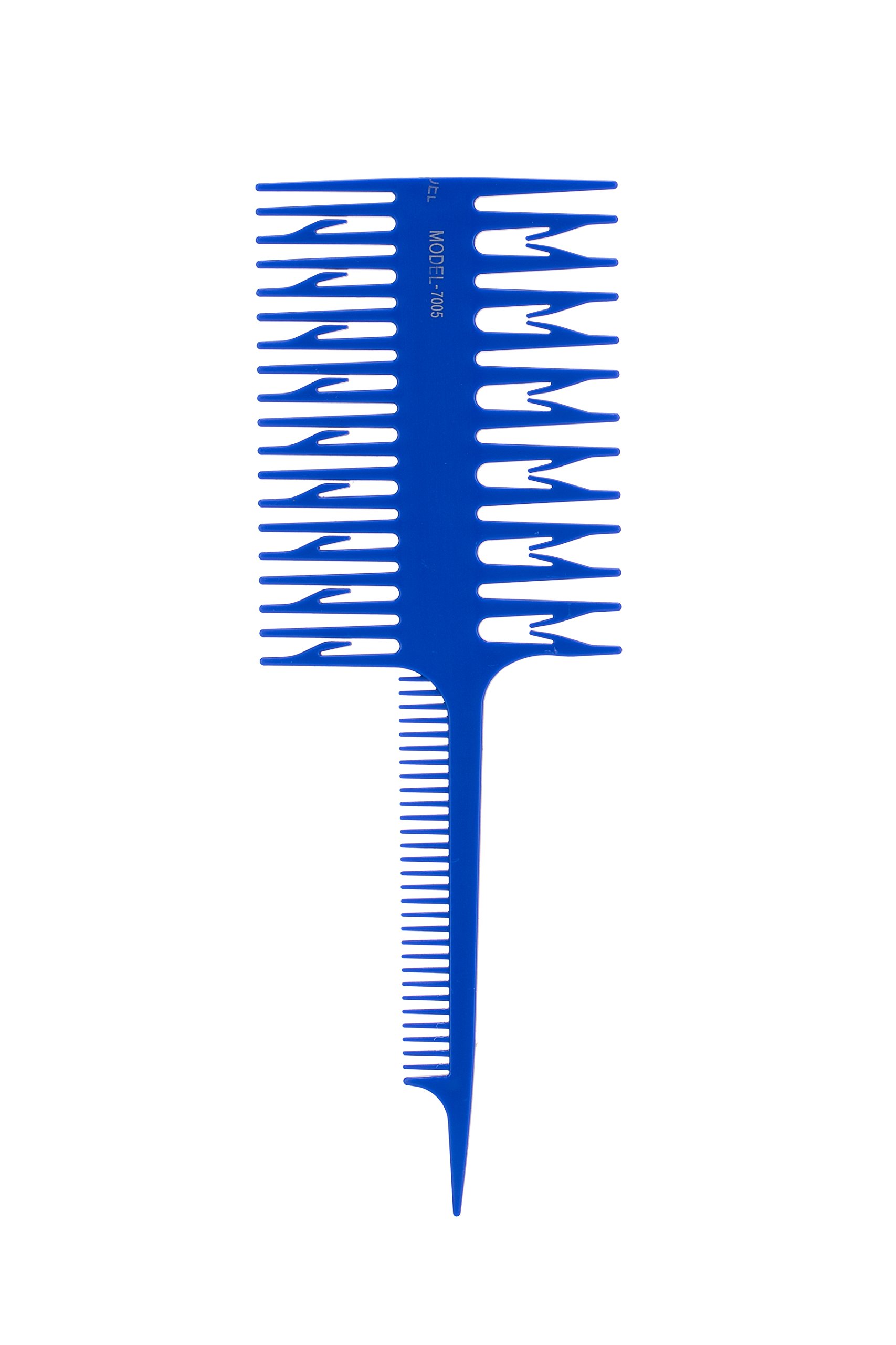 Hair Dyeing Comb for Woman, Hair Highlight Sectioning Comb Hair Tint Coloring Dye Styling Tools(Blue)