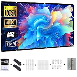 Projector Screen 150 Inch Outdoor Portable Movie