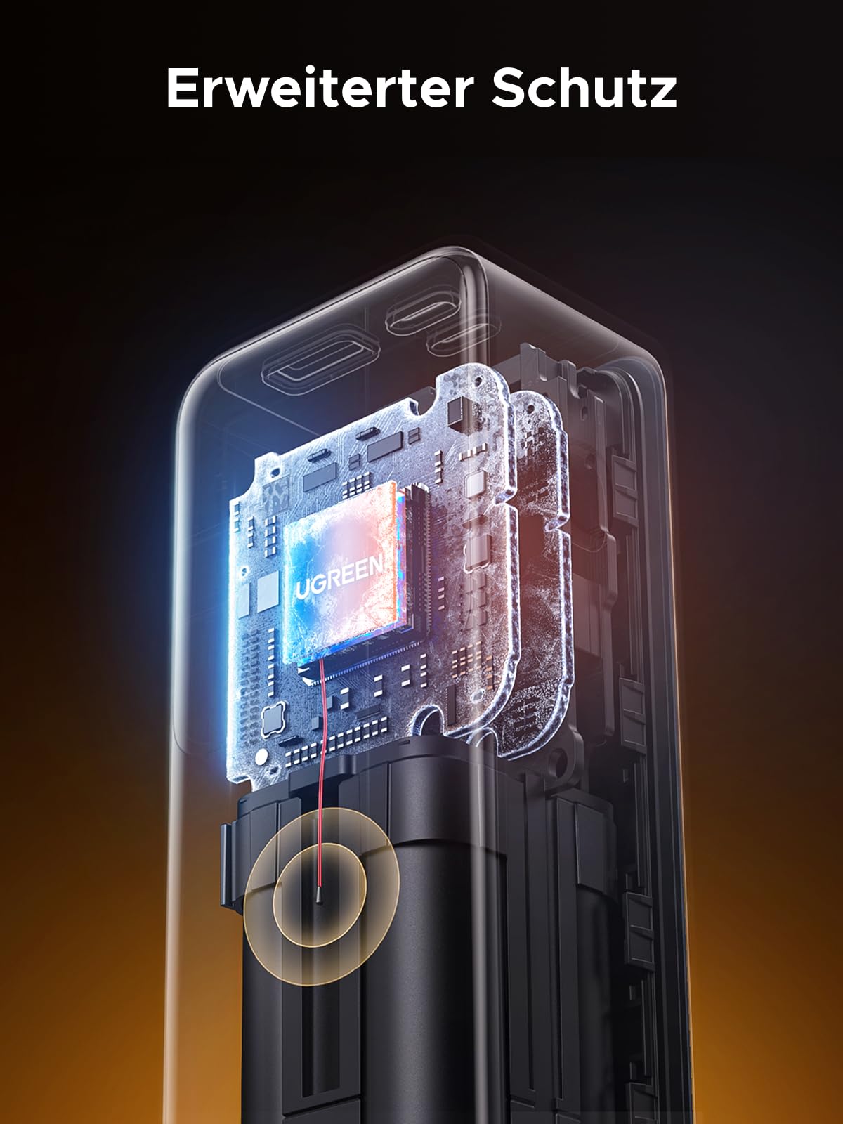 UGREEN Nexode Power Bank 20000mAh, 165W Schnellladen, 65cm einziehbares Kabel, Kompatibel mit iPhone 17/16/15 Serie, Galaxy S25 Ultra, MacBook, Dell Laptop und mehr 9